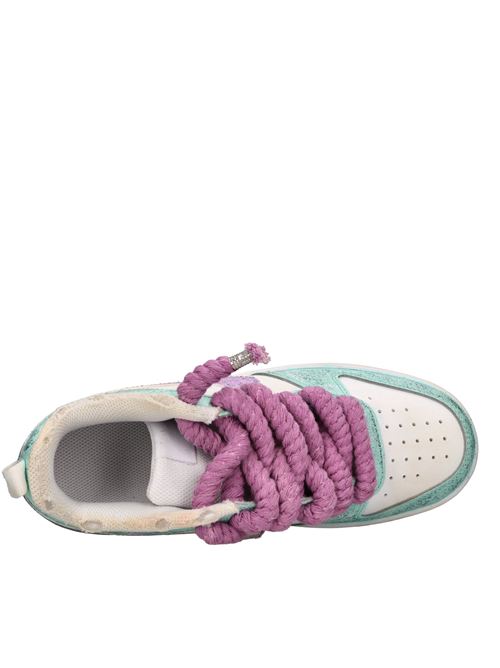 Sneakers in ecopelle NIKE SEDDYS | NISE235254289BEIGE-AZZURRO-VIOLA
